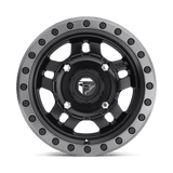Fuel UTV D557 ANZA 14x7 Matte Black Gun Metal Ring premium UTV wheel