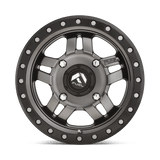 Fuel UTV D558 ANZA 15x7 Matte Gun Metal Black Bead Ring premium UTV wheel