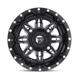 Fuel UTV D567 LETHAL 15x7 Matte Black Milled premium UTV wheel