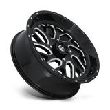 Fuel UTV D581 TRITON 20x7 +13 Gloss Black Milled premium UTV wheel