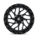 Fuel UTV D581 TRITON 20x7 +13 Gloss Black Milled premium UTV wheel