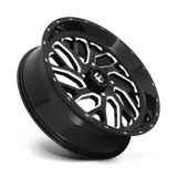 Fuel UTV D581 Triton 22x7 Gloss Black Milled premium UTV wheel