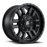 Fuel 1PC D596 SLEDGE Black wheel