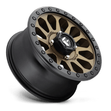 Fuel UTV D600 VECTOR UTV 15x7 +38mm Matte Bronze Black Bead Ring