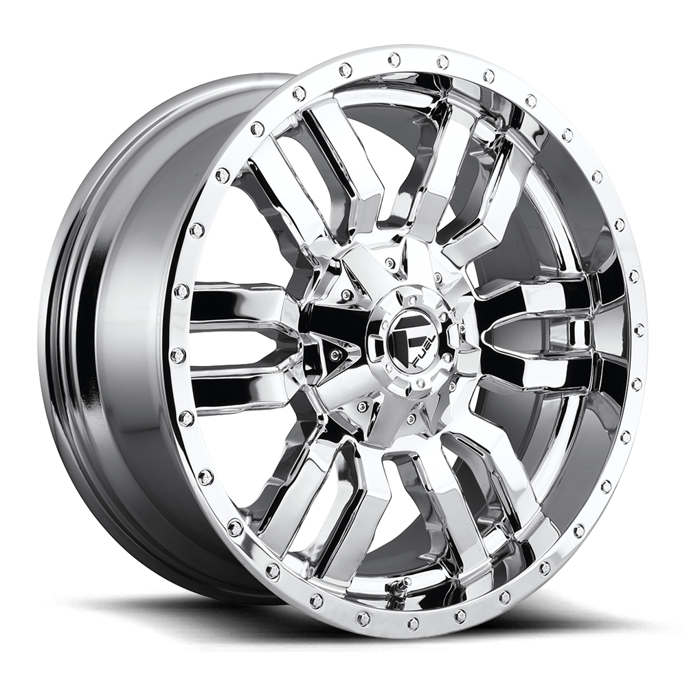 Fuel 1PC D631 SLEDGE Chrome wheel
