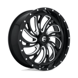 Fuel UTV D641 KOMPRESSOR 22x7 Gloss Black Milled UTV wheel