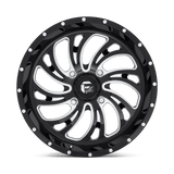 Fuel UTV D641 KOMPRESSOR 22x7 Gloss Black Milled UTV wheel
