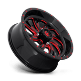 Fuel UTV D642 Kompressor 18x7 Gloss Black Red Tinted Clear premium UTV wheel