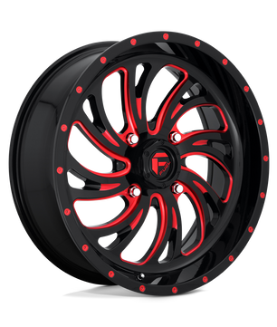 Fuel Utv D642 Kompressor Gloss Black Red Tinted Clear