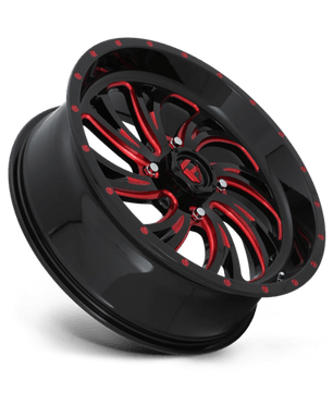 Fuel UTV D642 KOMPRESSOR 20x7 +13 Gloss Black Red Tinted Clear