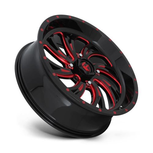 Fuel UTV D642 KOMPRESSOR 20x7 +13 Gloss Black Red Tinted Clear