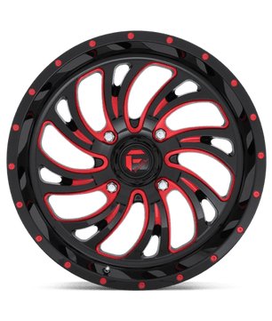 Fuel UTV D642 KOMPRESSOR 20x7 +13 Gloss Black Red Tinted Clear