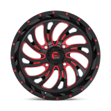 Fuel UTV D642 Kompressor 20x7 Gloss Black Red Tinted Clear UTV wheel