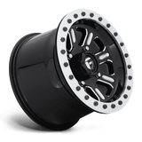 Fuel UTV D910 HARDLINE BEADLOCK 15x7 +38mm Gloss Black Milled