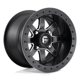 Fuel UTV D928 MAVERICK BEADLOCK 14x10 0mm Matte Black