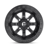 Fuel UTV D928 MAVERICK BEADLOCK 14x10 0mm Matte Black