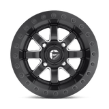 Fuel UTV D928 MAVERICK BEADLOCK 15x8 0mm Matte Black