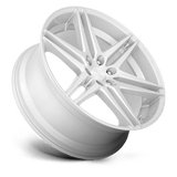 DUB 1PC S270 DIRTY DOG 26x10 +25mm Silver with Brushed Face