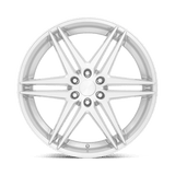 DUB 1PC Dirty Dog 26x10 +30mm Silver with Brushed Spokes