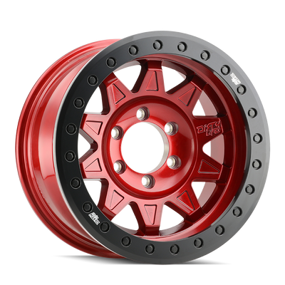 Dirty Life ROADKILL 9302 Crimson Candy Red wheel