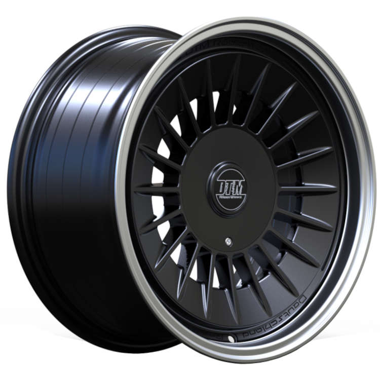 DTM DTM-RW20 Matte Black With a Machined Lip