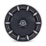 DUB 1PC Cheef 26x10 +30mm Gloss Black with Milled Spokes
