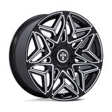 DUB Anomaly 24x9 Gloss Black Milled Spoke Edges premium wheel