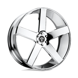 DUB 1PC Baller Chrome wheel