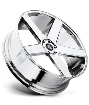 DUB 1PC S115 BALLER 28x10 +31 Chrome Plated