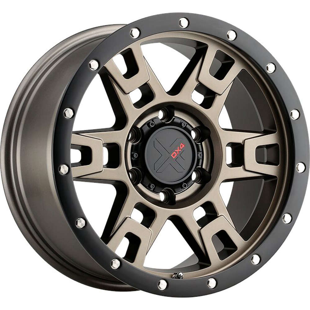 DX4 Terrain Matte Bronze with a Black Simulated Beadlock