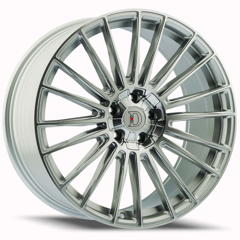 Defy D12 Silver with Machined Spoke Faces