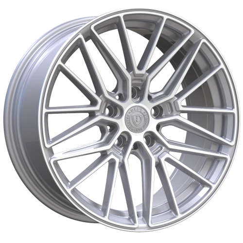 Defy D20 Silver with Machined Spoke Faces