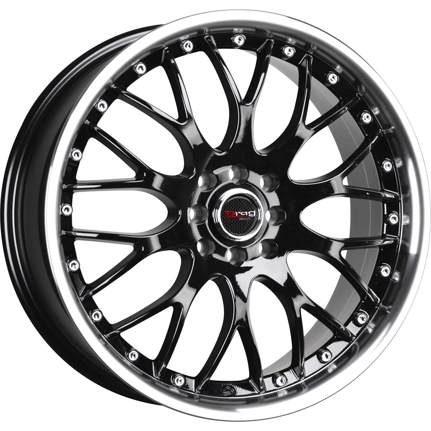 Drag DR19 Gloss Black with a Machined Lip