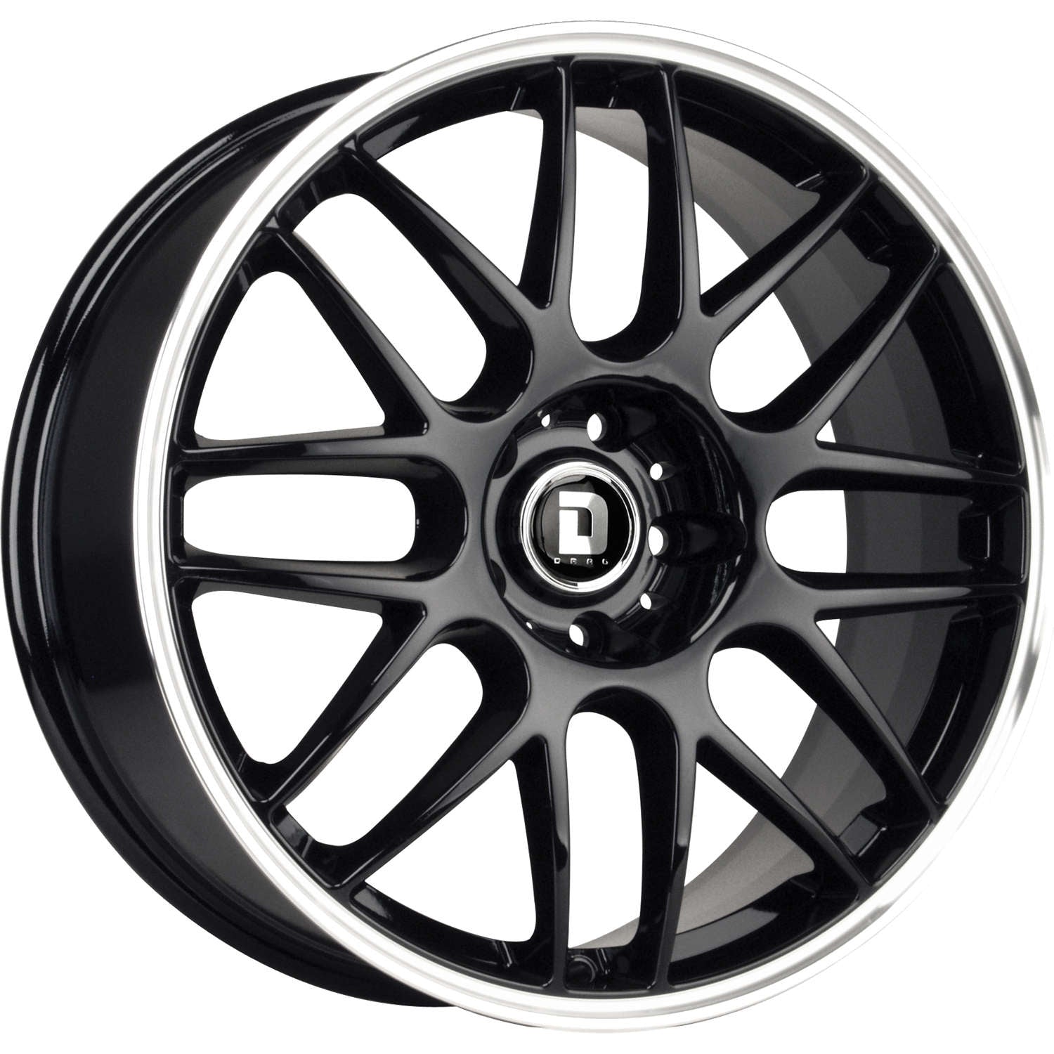 Drag DR37 Gloss Black with a Machined Lip