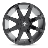 DUB S110 Push 20x8.5 +42 Gloss Black premium alloy wheel 6x120