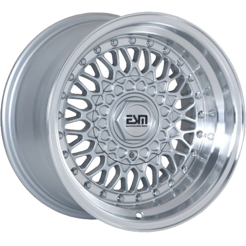 ESM ESM-002R Silver with a Machined Lip Wheel
