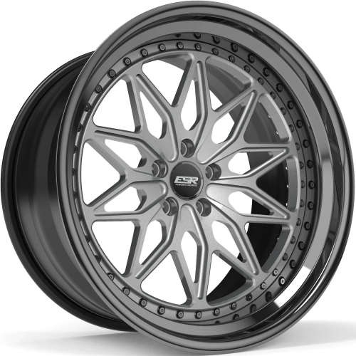 ESR Forged Classic ES14 Classic Matte Gray Chrome wheel