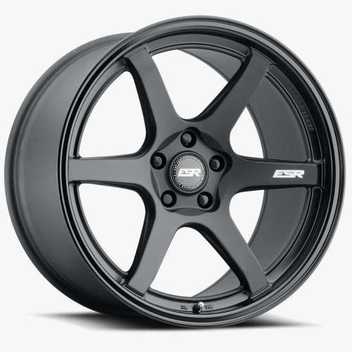 ESR AP6 Matte Black Gloss Lip wheel