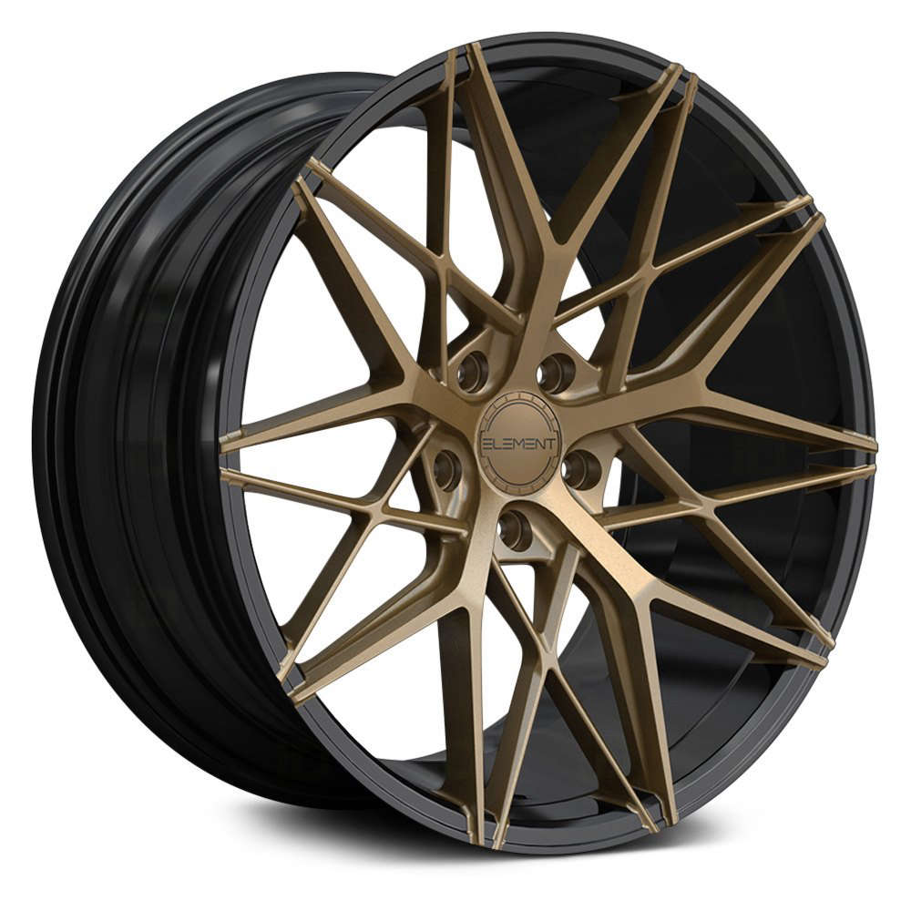 Element EL24 Gloss Black with Bronze Spoke Faces