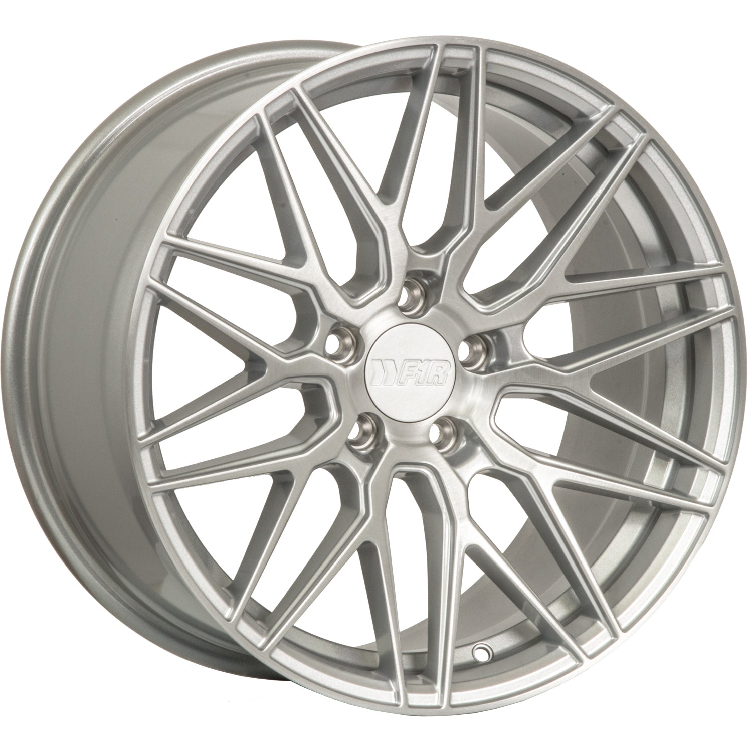 F1R F103 Brushed Silver Wheel