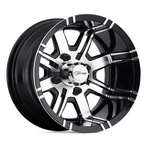 Fairway Alloys FA119 AGGRESSOR 12x7 -40 Machined Gloss Black