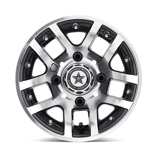 Fairway Alloys FA121 ILLUSION 10x7 -25 Machined Gloss Black