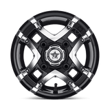 Fairway Alloys FA123 PRESTIGE 10x7 -25mm Gloss Black Machined