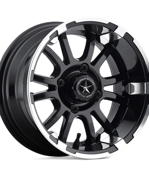 Fairway Alloys FA132 SIXER 12x6 -20 Machined Matte Black