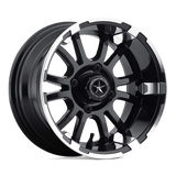 Fairway Alloys FA132 SIXER 12x6 -20mm Machined Matte Black