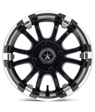 Fairway Alloys FA134 SIXER 14x6.5 -20 Machined Matte Black
