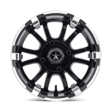 Fairway Alloys FA134 SIXER 14x6.5 -20mm Machined Matte Black