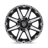 Fairway Alloys FA135 REBEL 12x6 -23mm Machined Matte Black