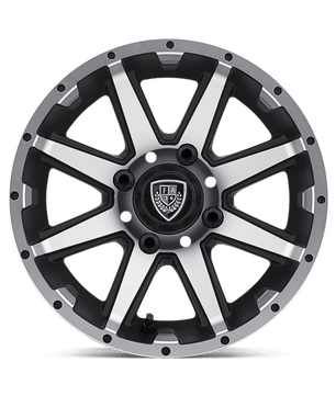 Fairway Alloys FA136 REBEL 14x6.5 -23 Machined Matte Black