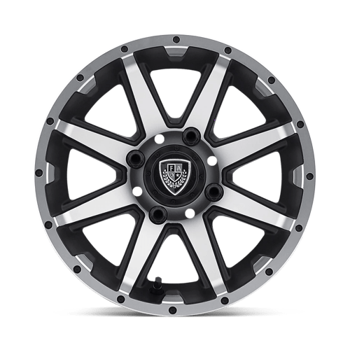 Fairway Alloys FA136 REBEL 14x6.5 -23 Machined Matte Black